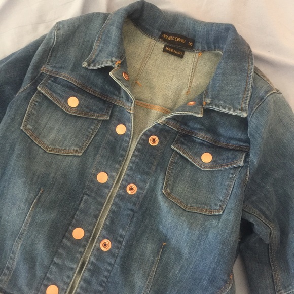 Genetic Denim jacket with rose gold hardware - Picture 3 of 8